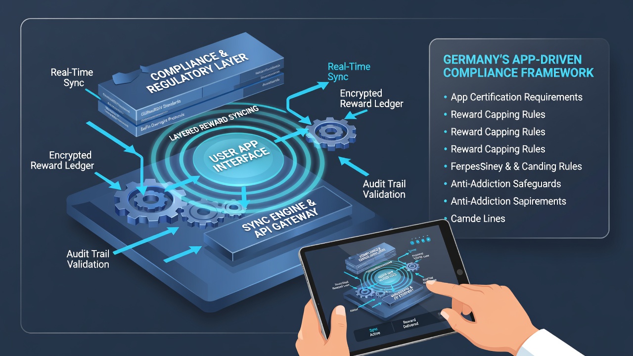Darstellung von Compliance-Prüfungen und Belohnungsebenen in mobilen Casino-Anwendungen