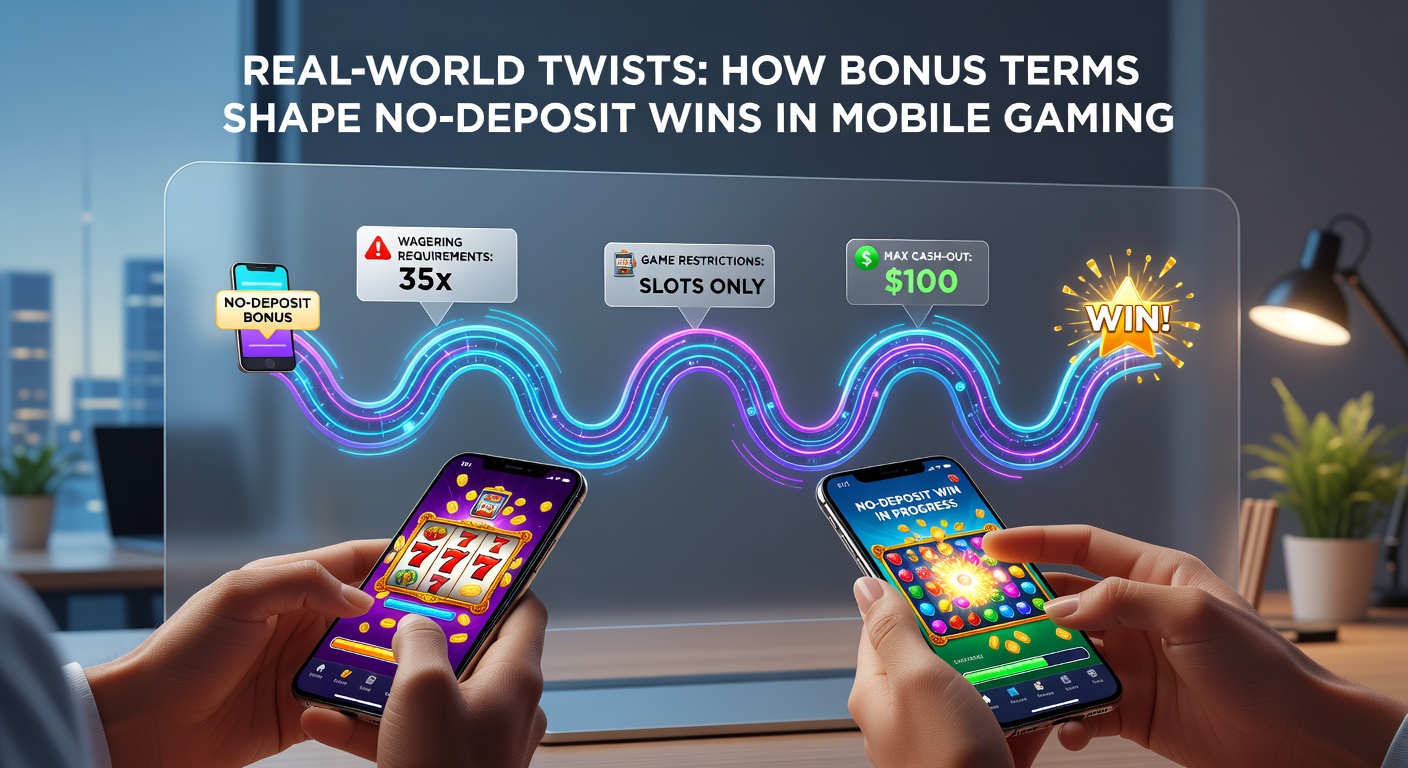 Grafik mit Bonusbedingungen, Gewinnpfaden und Hindernissen in einem Mobile-Casino-Szenario